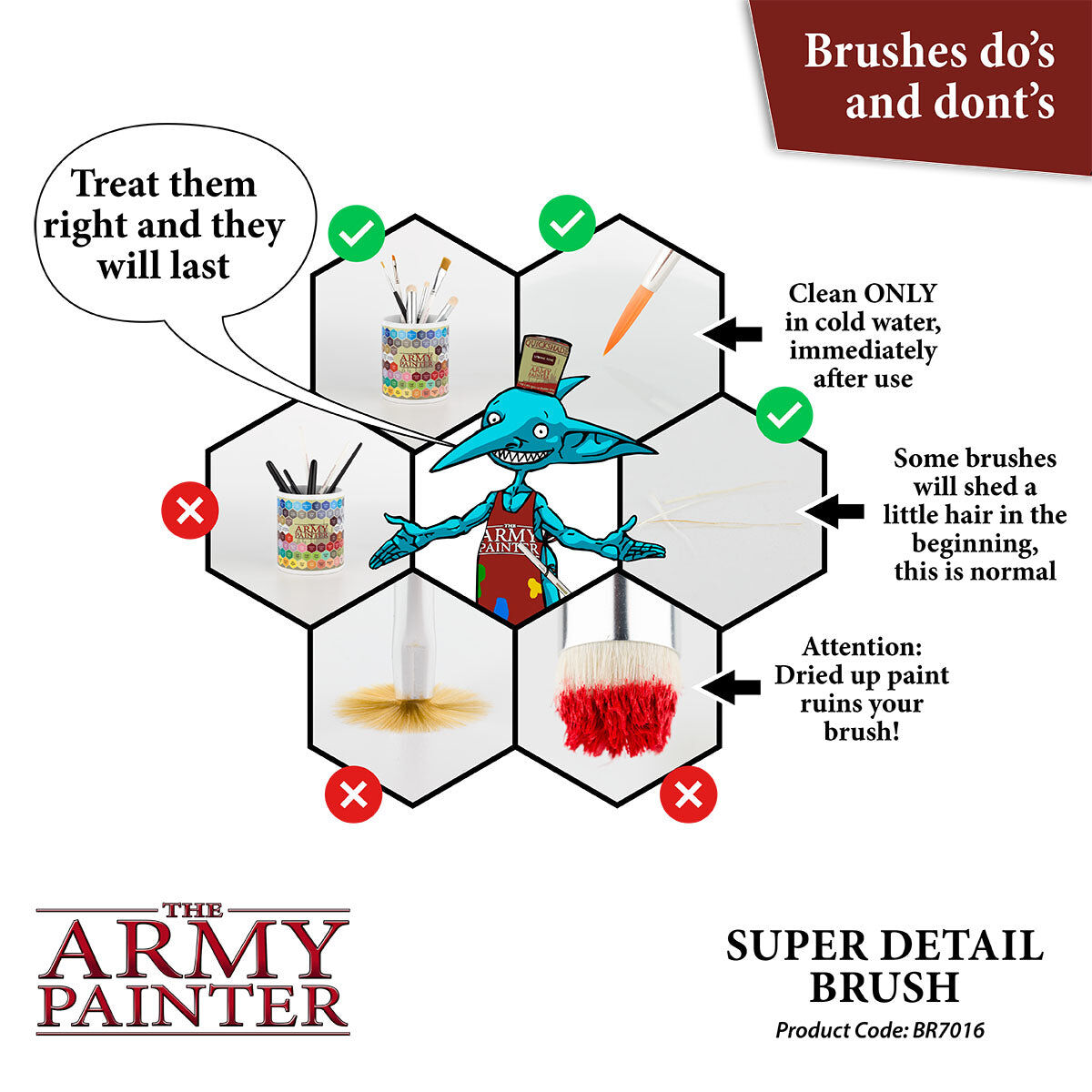 The Army Painter - Super Detail - Hobby Brush