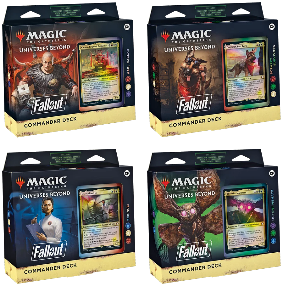Magic: The Gathering | Fallout | Commander Deck Display (4 Decks) (EN)