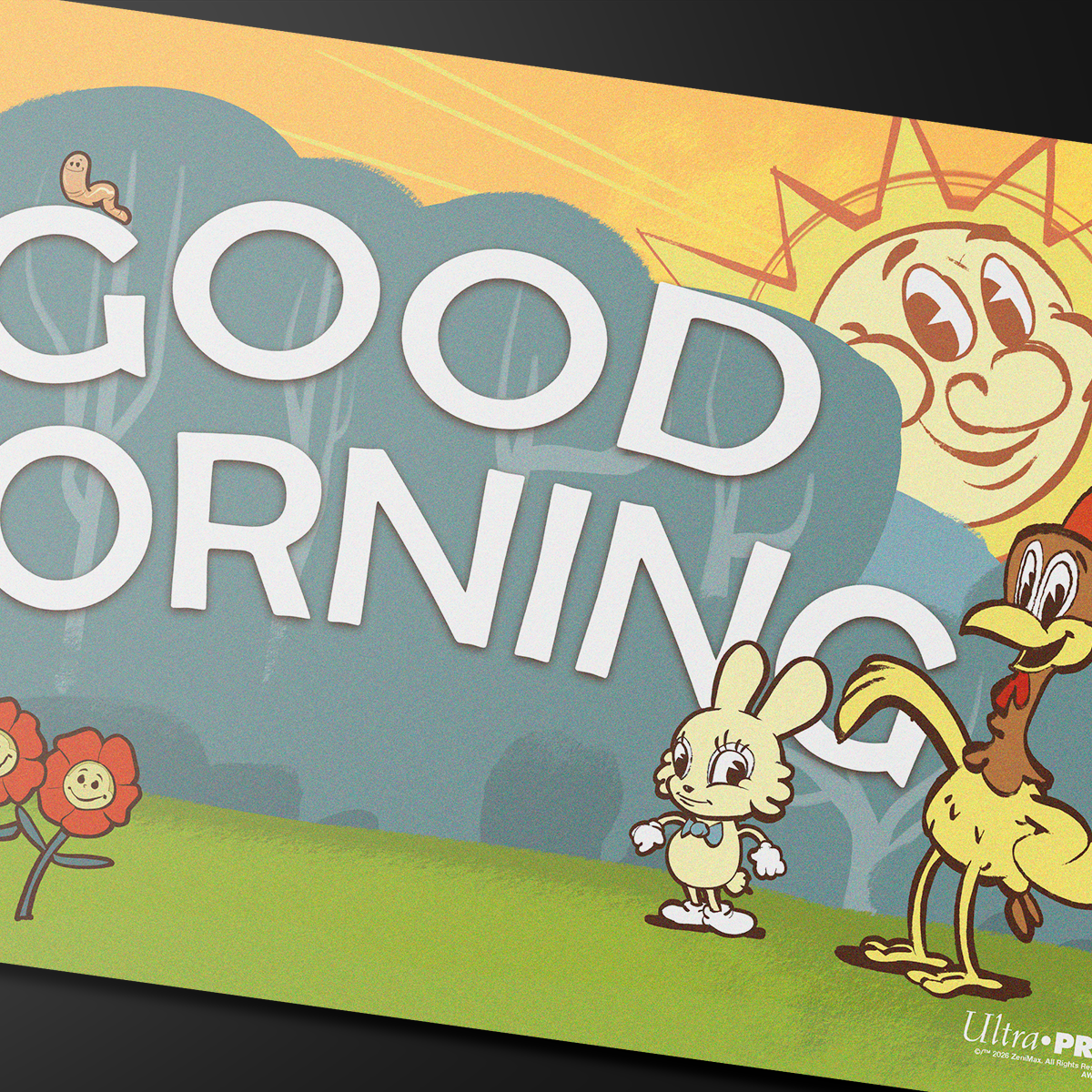 Ultra Pro | Fallout |  Vault Boy - Good Morning/Good Evening Double-Sided Playmat
