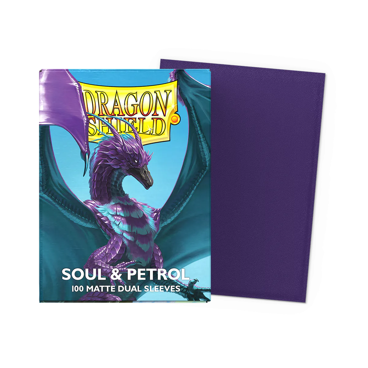 Dragon Shield: Soul & Petrol - Matte Dual Sleeves - Standard Size (4/8)