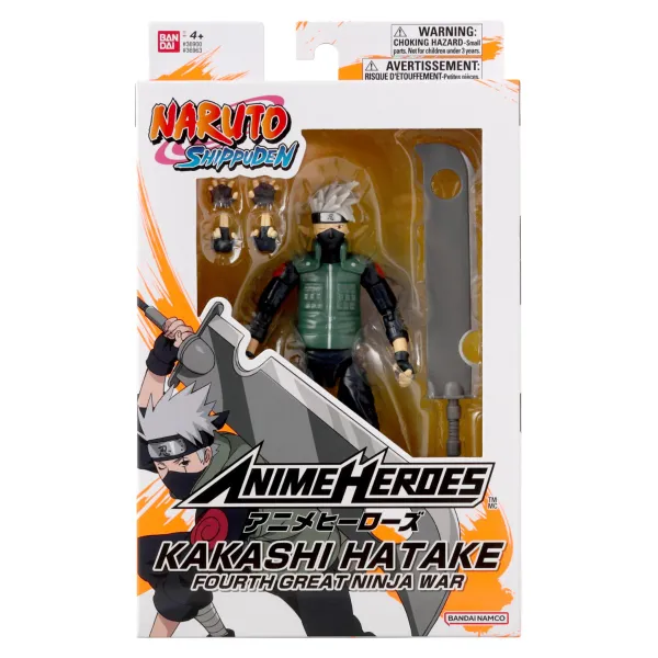 Bandai Toys | Anime Heroes - Naruto Shippuden Assortment (6 Stk) (17cm) | Naruto Shippuden