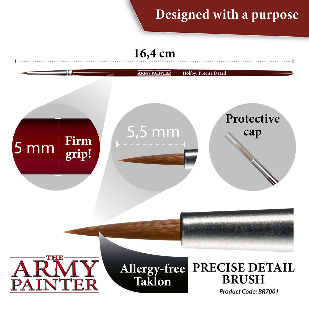 The Army Painter - Precise Detail - Hobby Brush