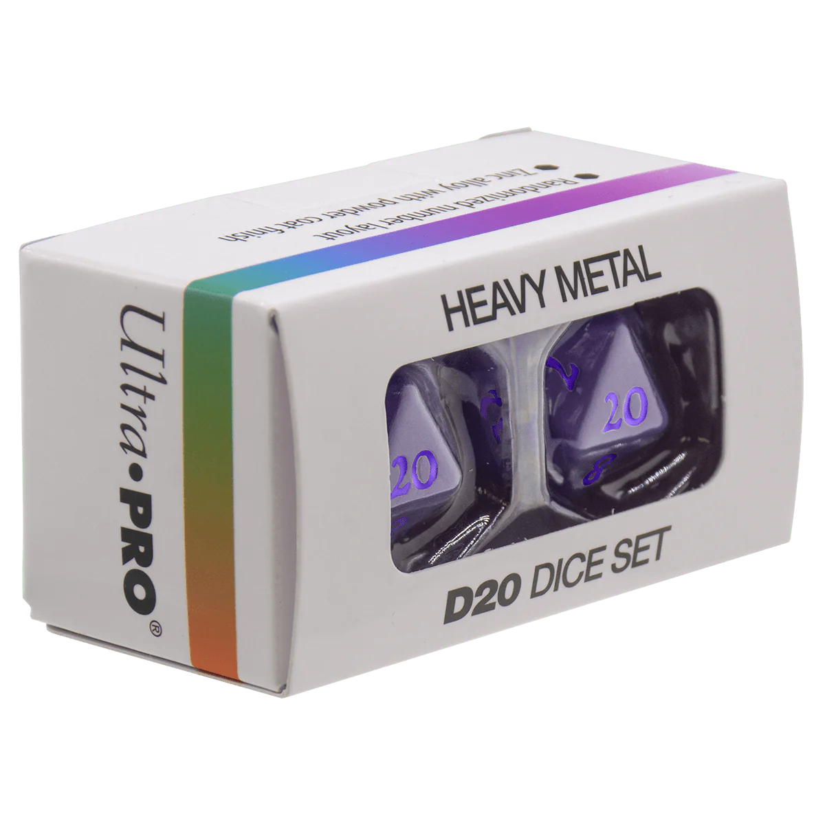 Ultra Pro: Vivid Heavy Metal Dice - Purple