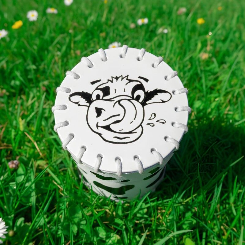 Q Workshop | Cow | Leather Dice Cup