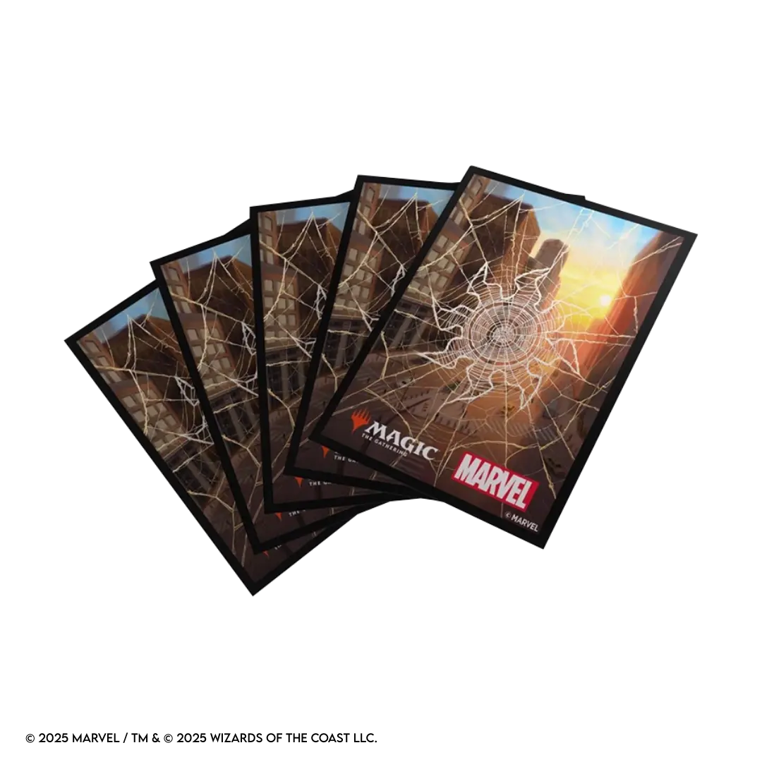 Gamegenic | Magic: The Gathering - Spider-Man / Plains | Premium Art Sleeves (105 Stück)