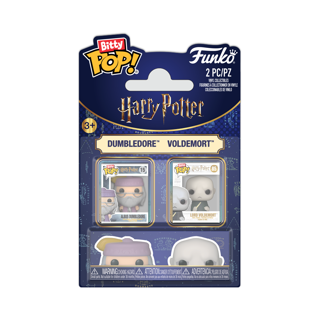 Bitty POP 2-Pack | Albus Dumbledore & Lord Voldemort | Harry Potter