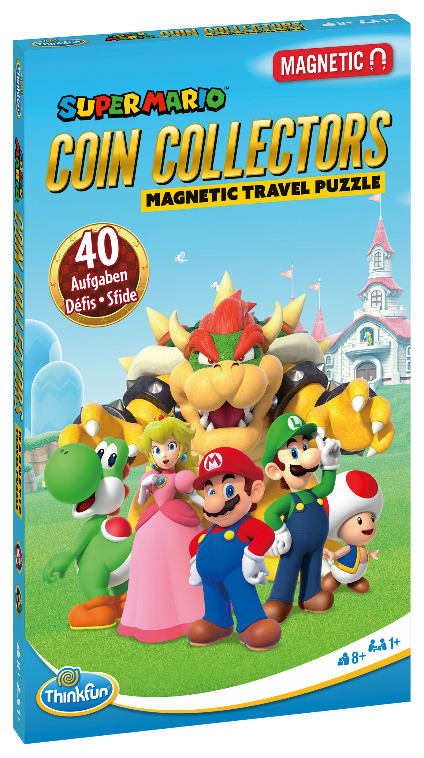 Ravensburger | Super Mario Coin Collectors | Magnetic Travel Puzzle
