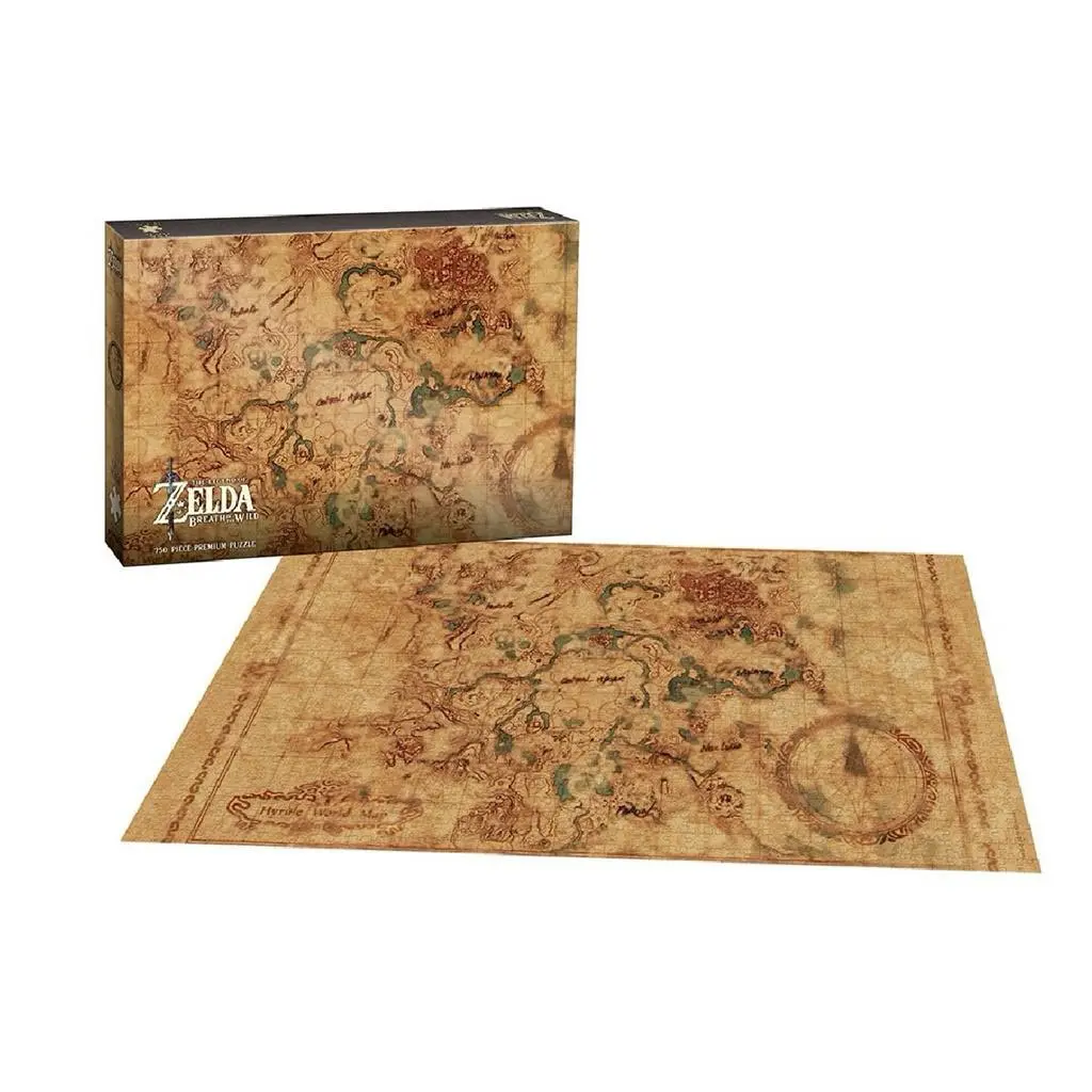 Usaopoly: Zelda Hyrule Map Puzzle 1000 pcs - Jigsaw Puzzles