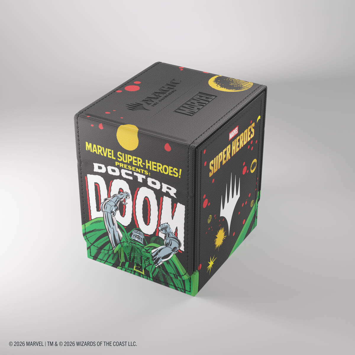 Gamegenic | Marvel Super Heroes - Doctor Doom/Spider-Man | Deckbox Squire 100+ XL