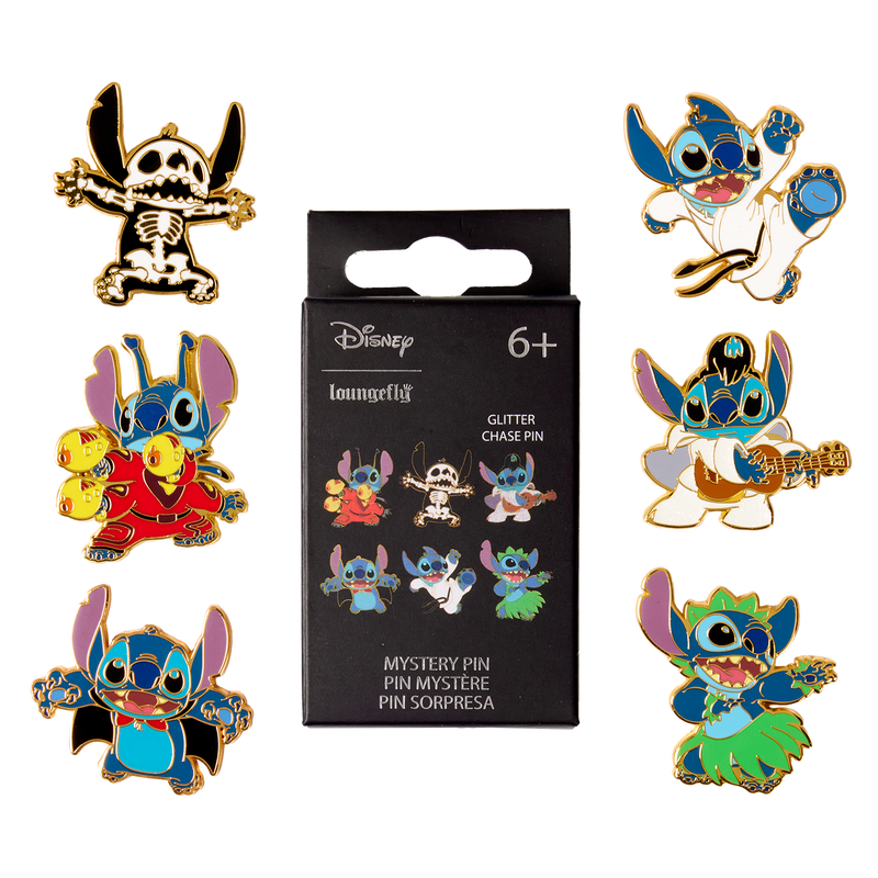 Blind Box Enamel Pins | Loungefly | Lilo and Stitch