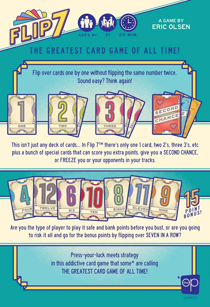 Usaopoly: Flip 7 - Card Games