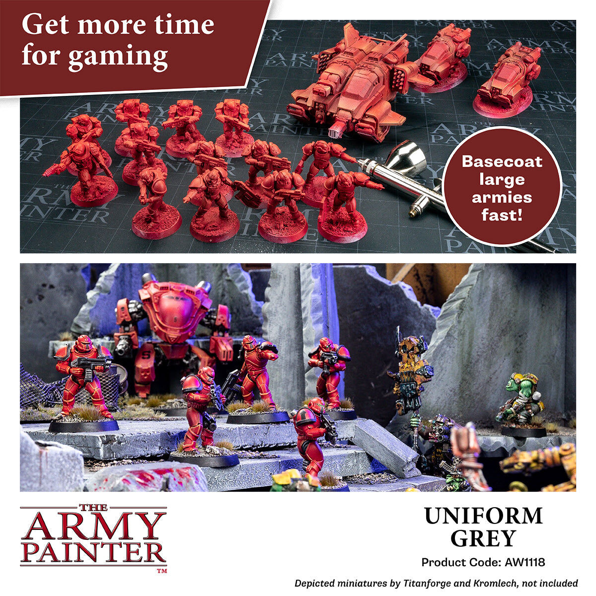 The Army Painter - Uniform Grey - Warpaints Air