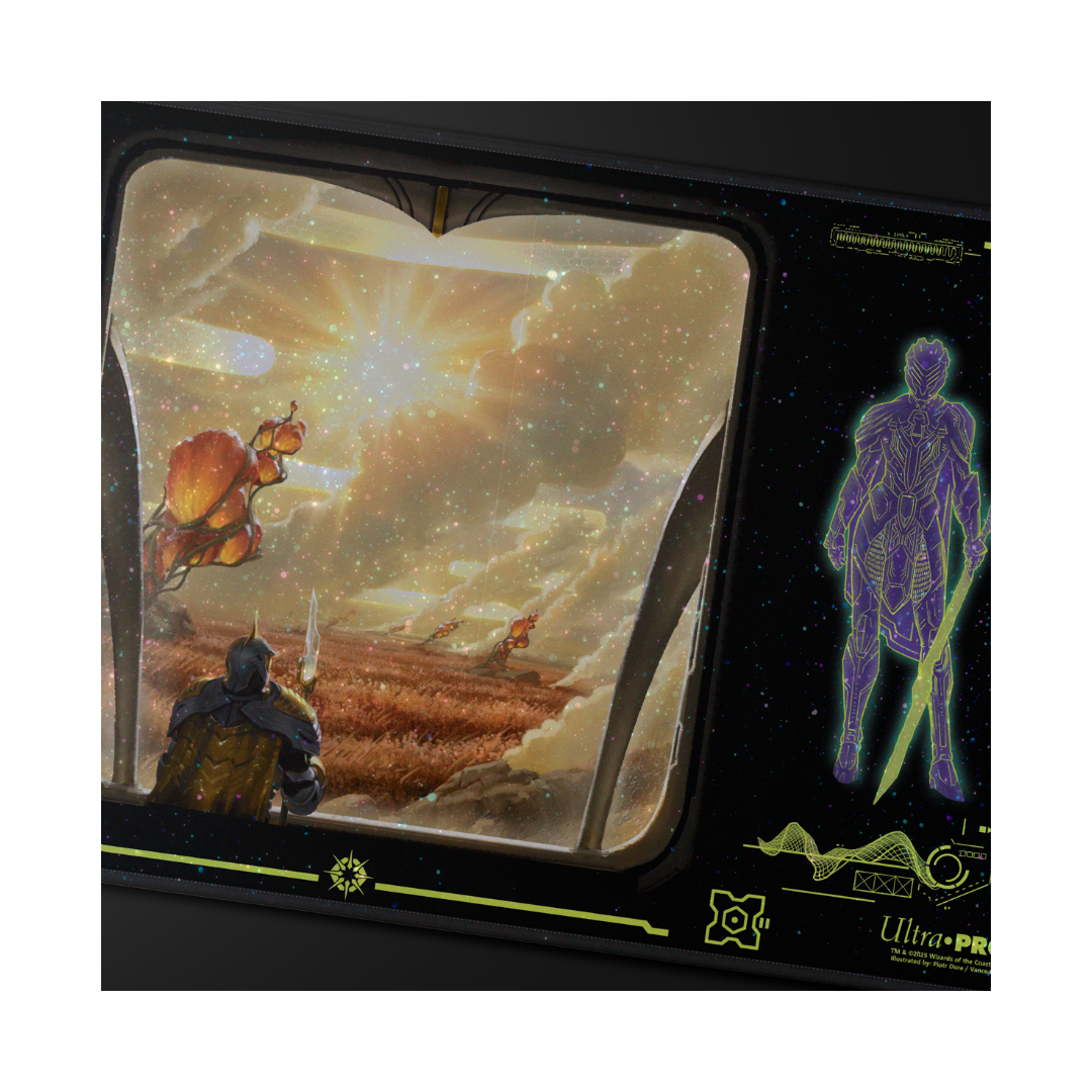 Ultra Pro - Edge of Eternities - Adagia, Windswept Bastion Holofoil - Playmat for Magic: The Gathering