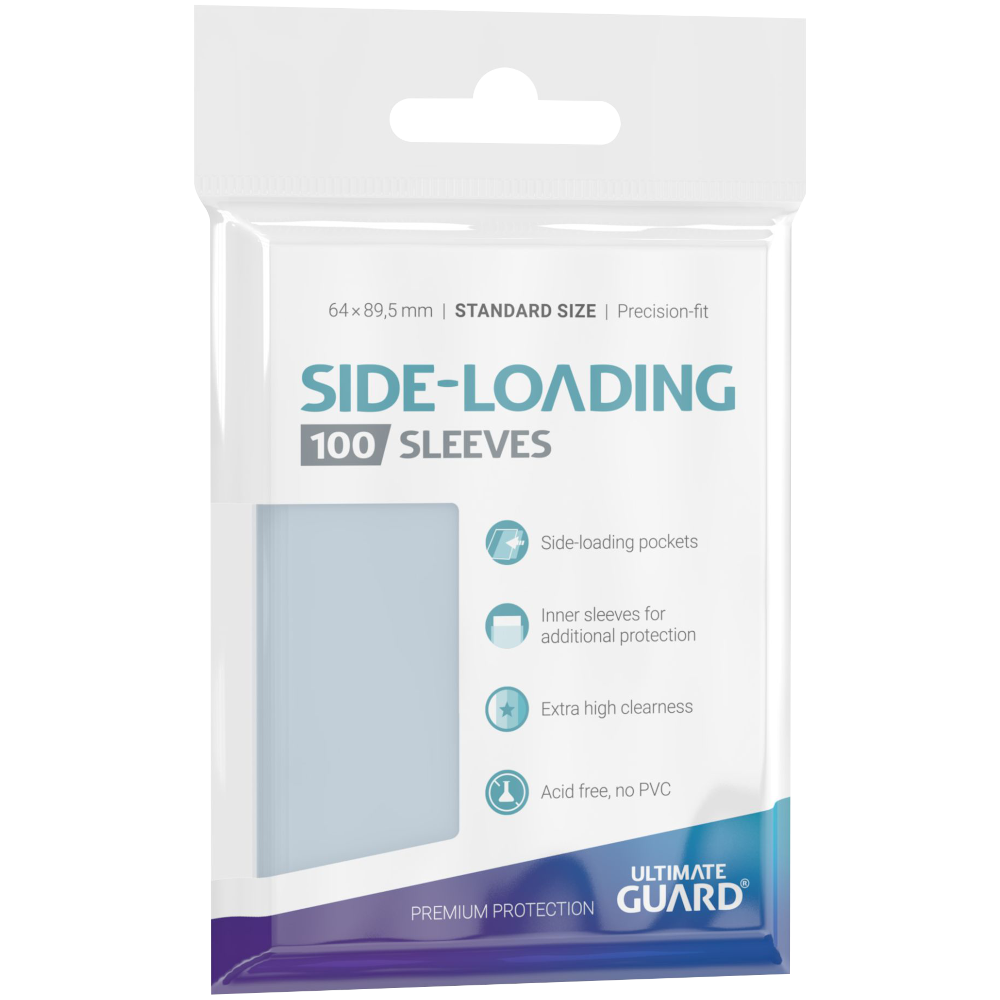 Ultimate Guard Precise-Fit Side-Loading Sleeves Standard Size (100) Transparent