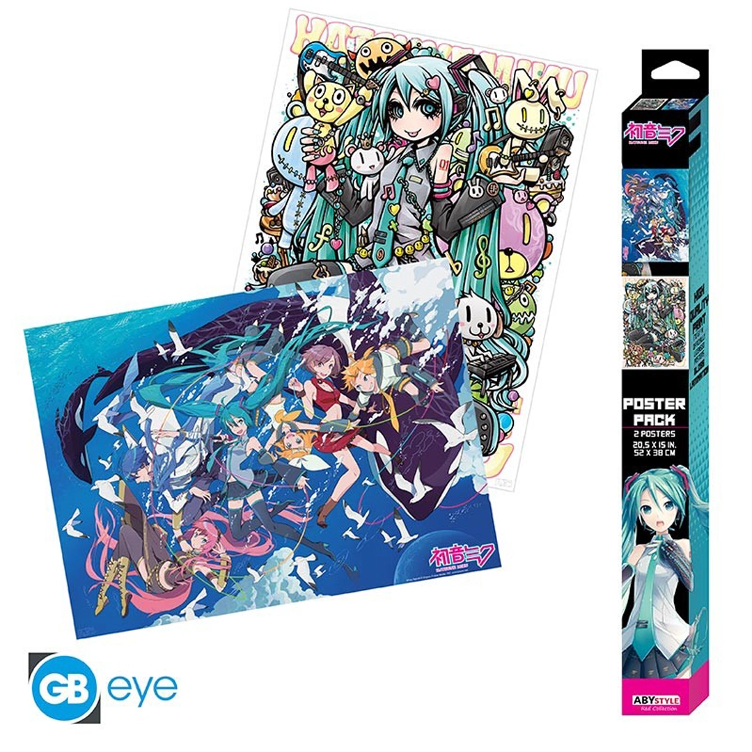 Abysse: Hatsune Miku - Chibi Set 2 Poster (52 x 38cm) - Series