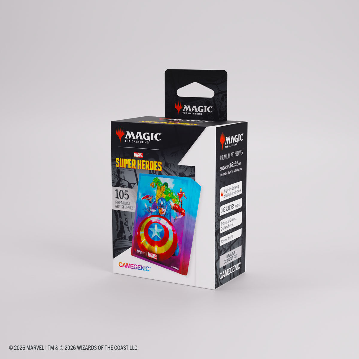 Gamegenic | Marvel Super Heroes - Captain America, Teamleader | Premium Art Sleeves