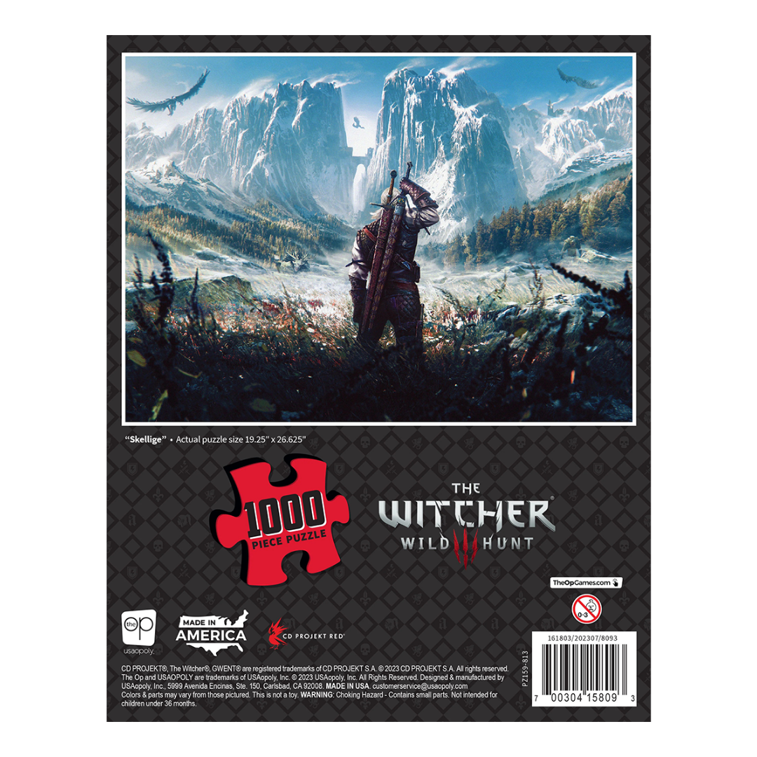 Usaopoly | The Witcher - Skellige | 1000 Teile Puzzle