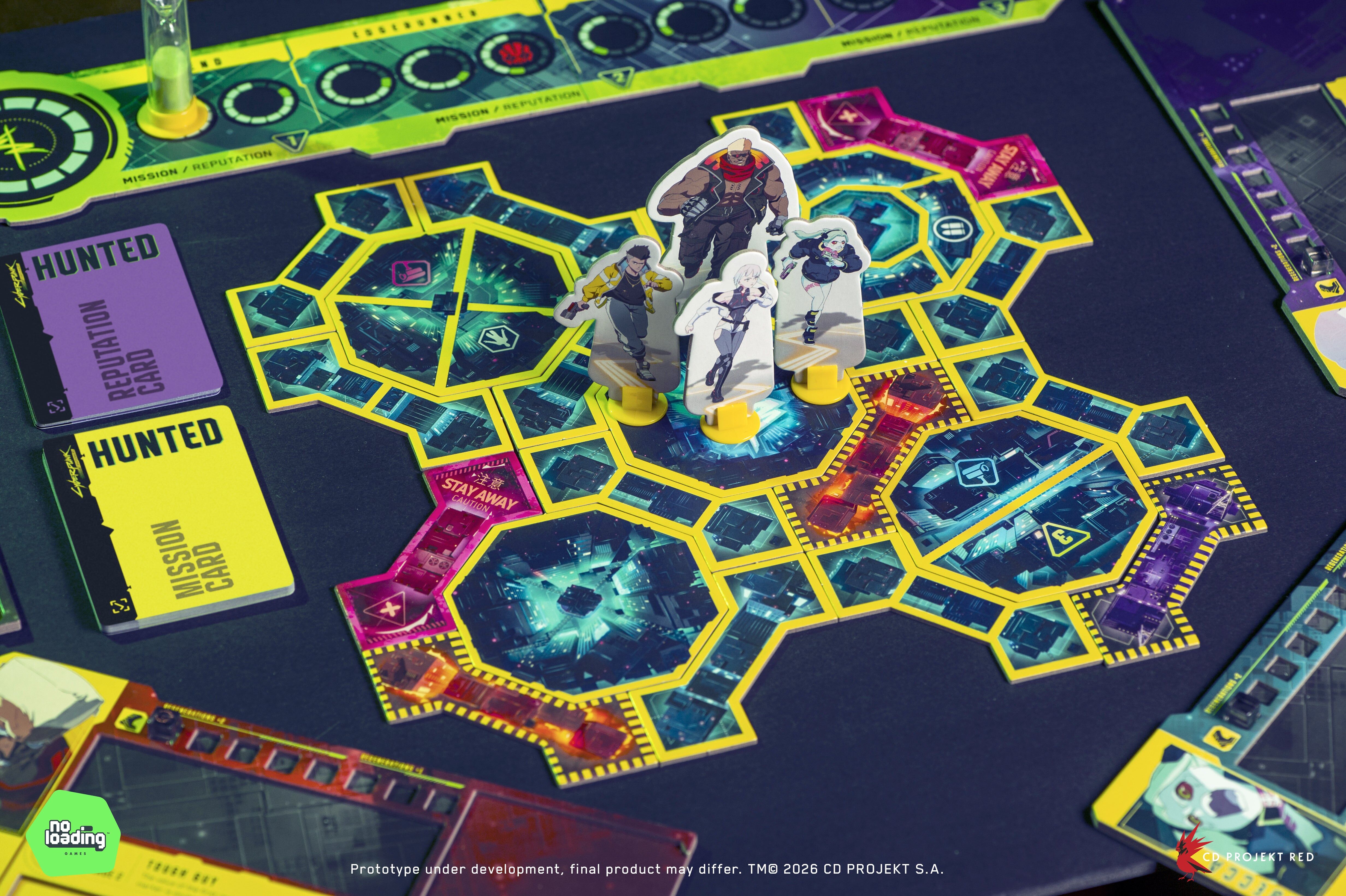 No Loading Games | Cyberpunk: Edgerunners – Hunted | Boardgame