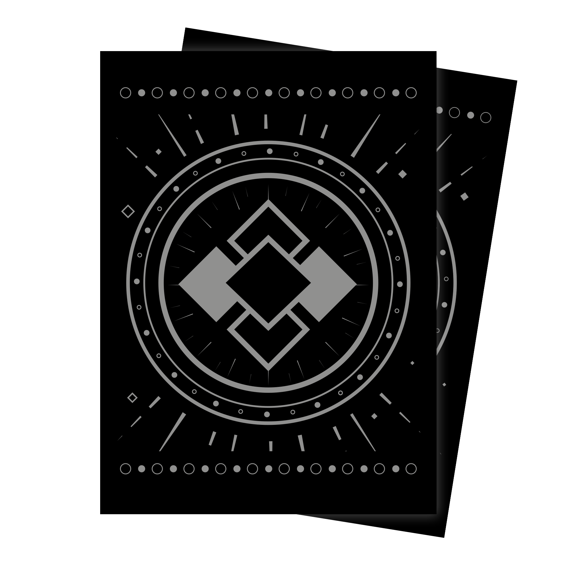 Ultra Pro | Obsidian | Apex Deck Protector Sleeves