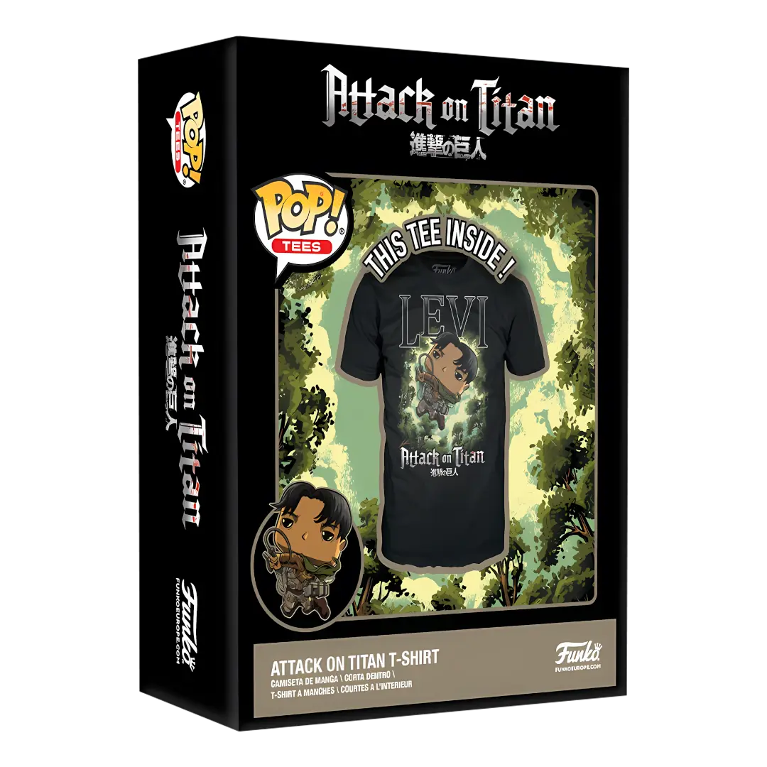 Boxed Tee: Attack on Titan: Levi Ackerman (M)