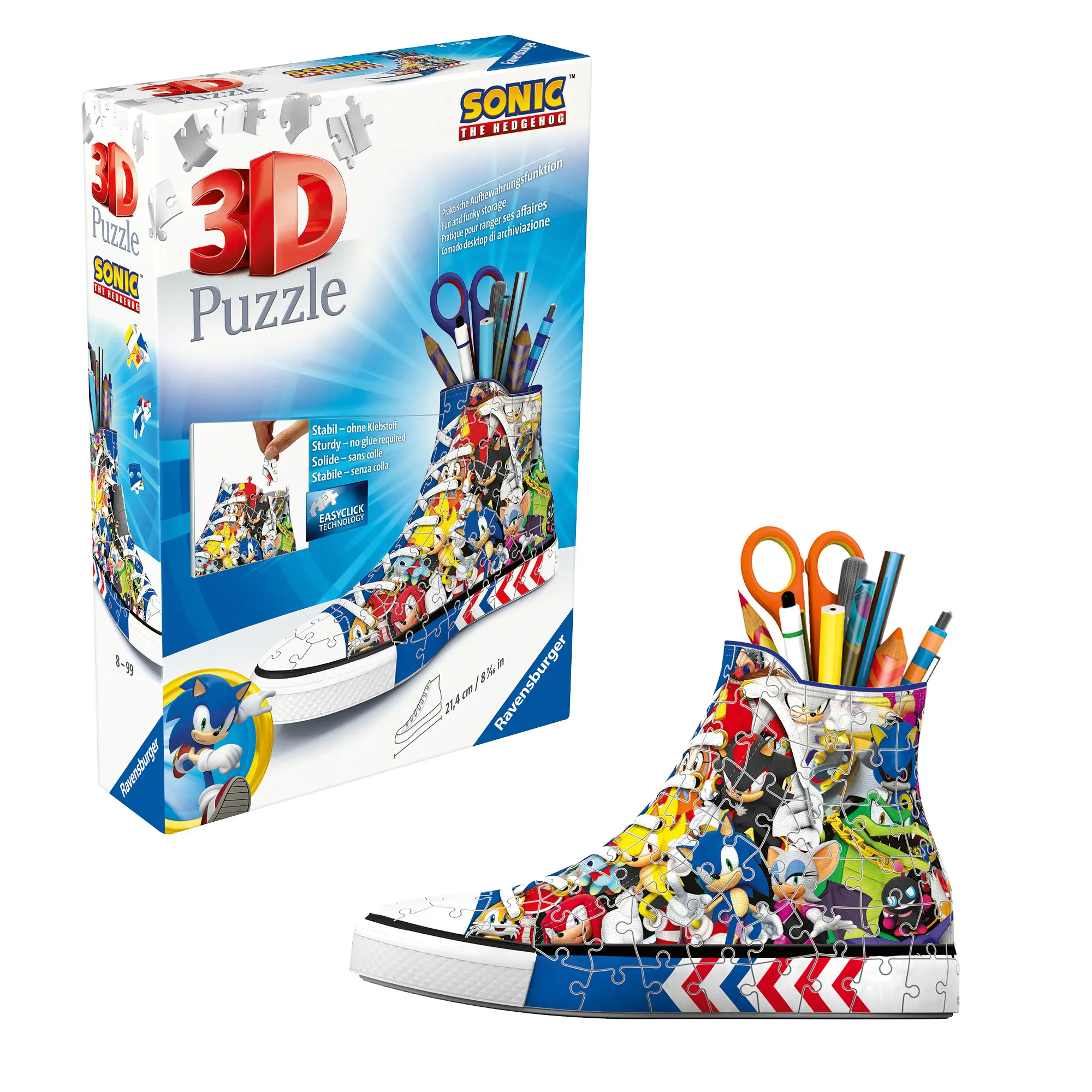Ravensbuger | Sonic the Hedgehog | 3D Puzzle Sneaker