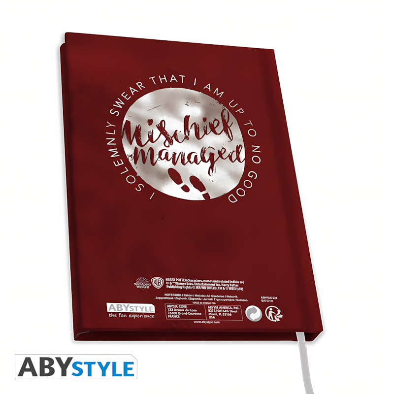 Abysse | Harry Potter | Marauder's Map A5 Notebook