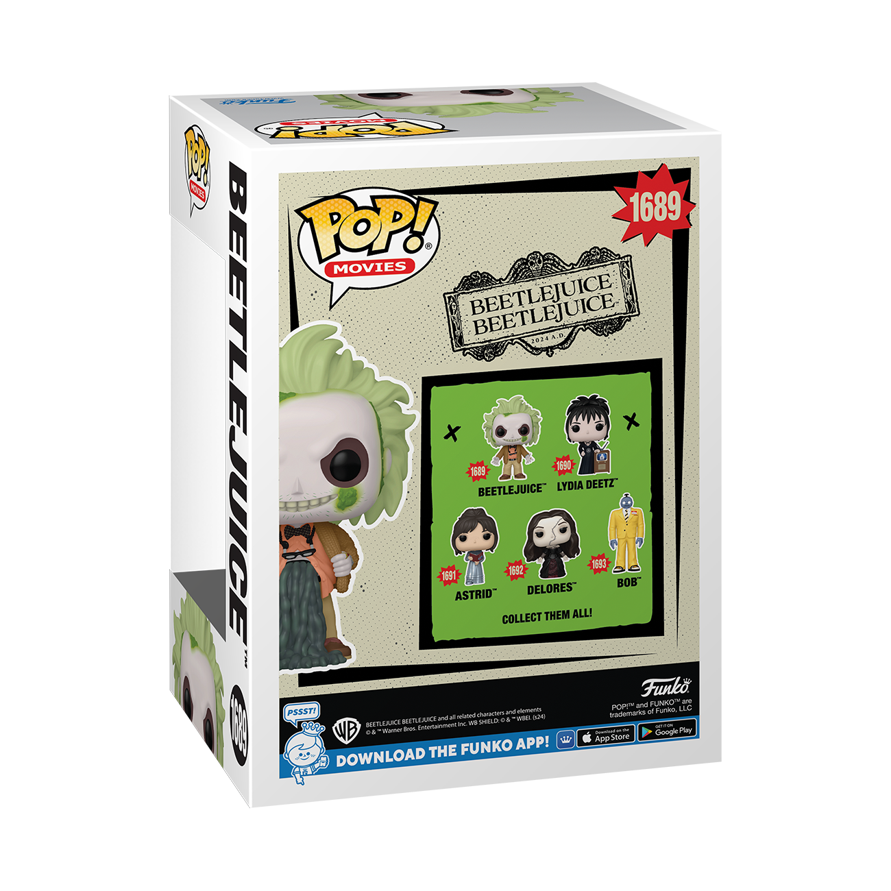 POP! Movies: Beetlejuice in Cardigan - Beetlejuice (CH)