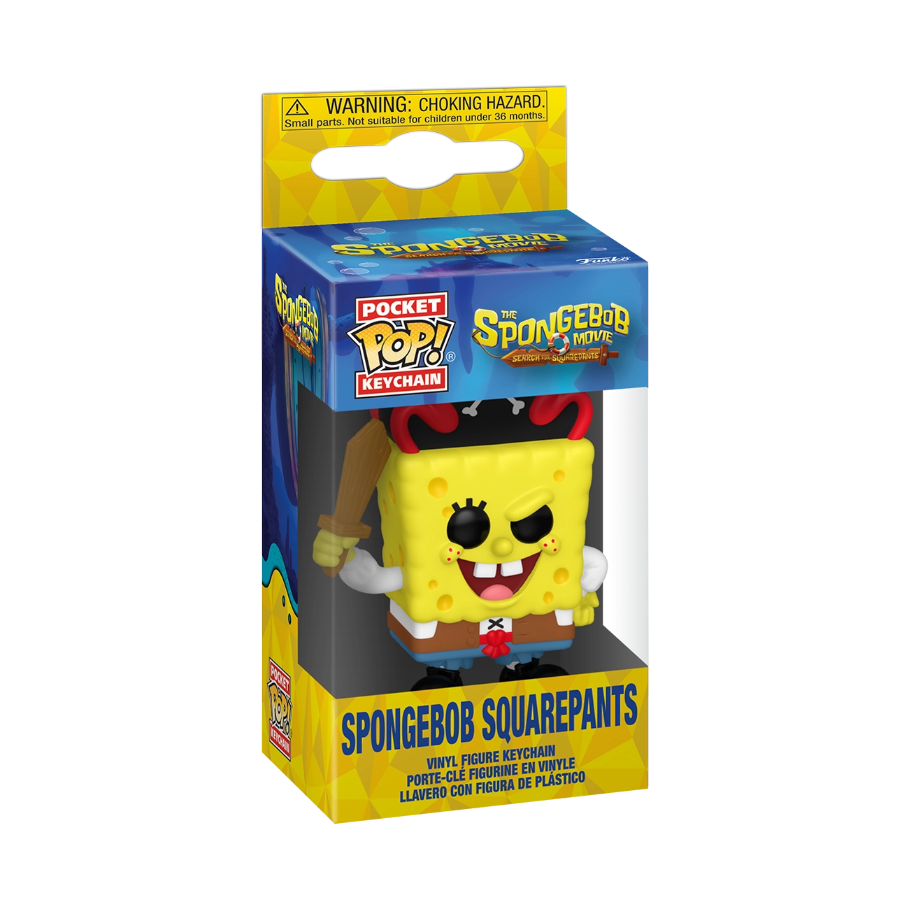POP! Keychain | SpongeBob SquarePants (Pirate) | The SpongeBob Movie: Search for SquarePants