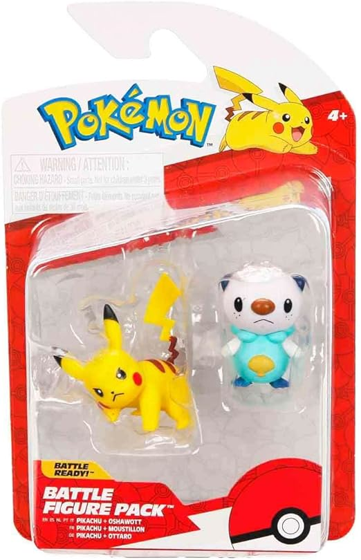 Pokémon | Battle Figure Pack | Oshawott & Pikachu
