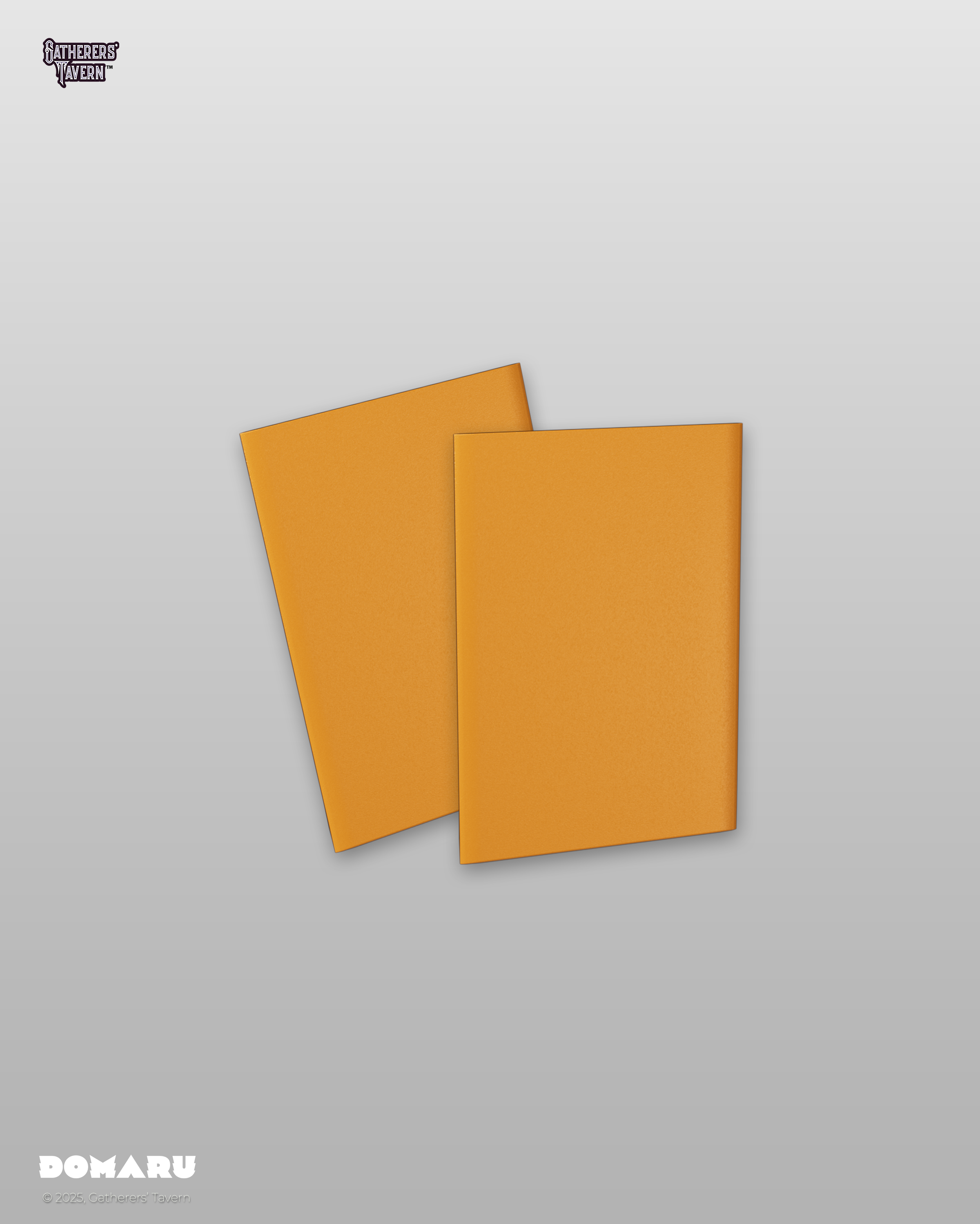 Gatherers' Tavern | Regular Fit Standard Sleeves Sunfire Orange | Domaru (100 Sleeves)