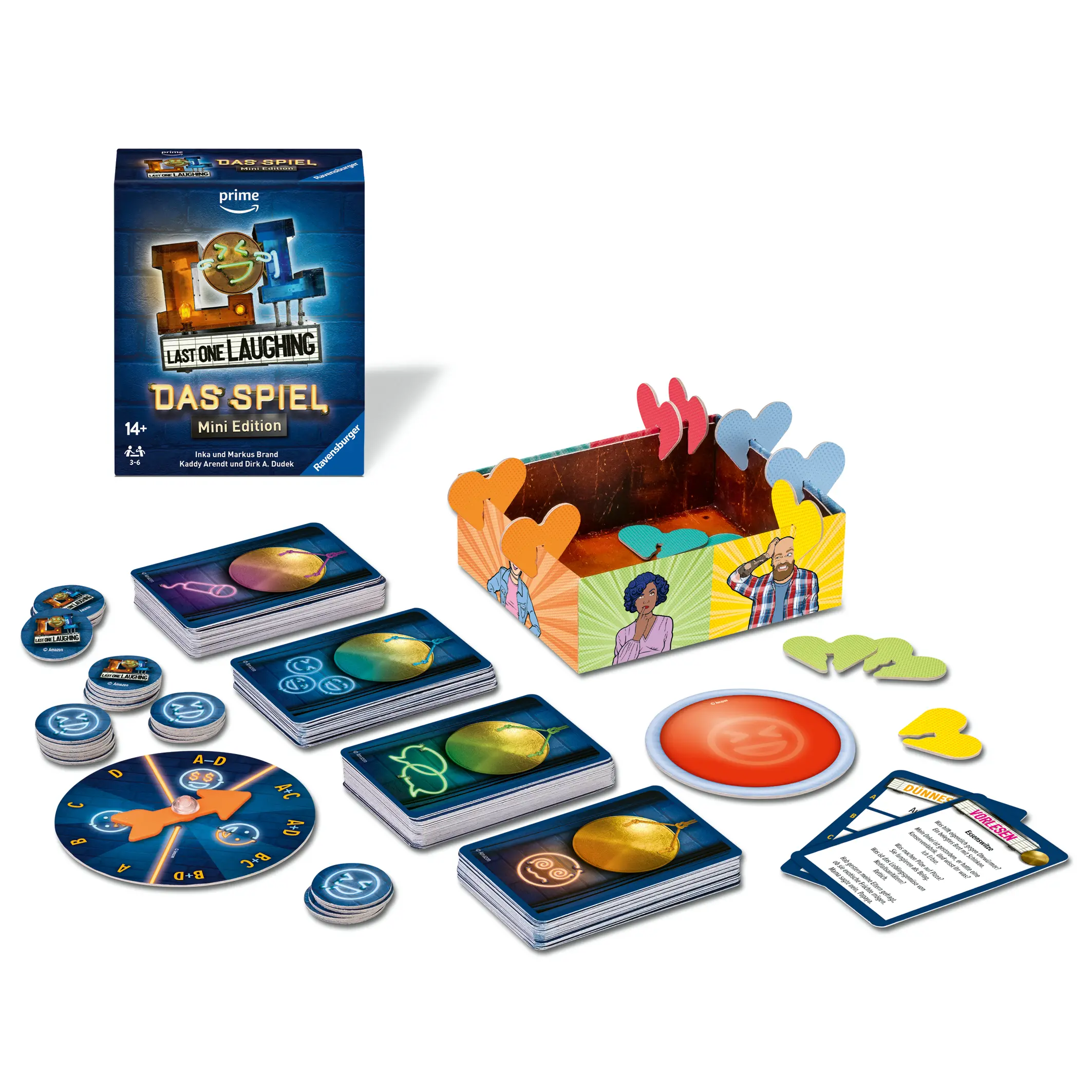 Ravensburger | Last one Laughing Das Spiel Mini Edition | Partyspiel