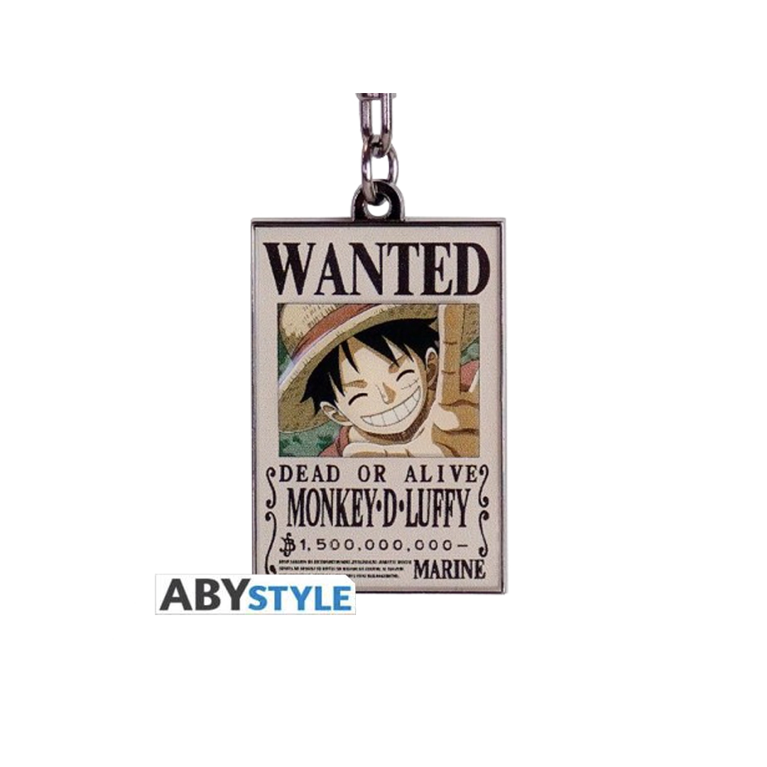 One Piece - Keychain Stil: "Wanted Luffy"