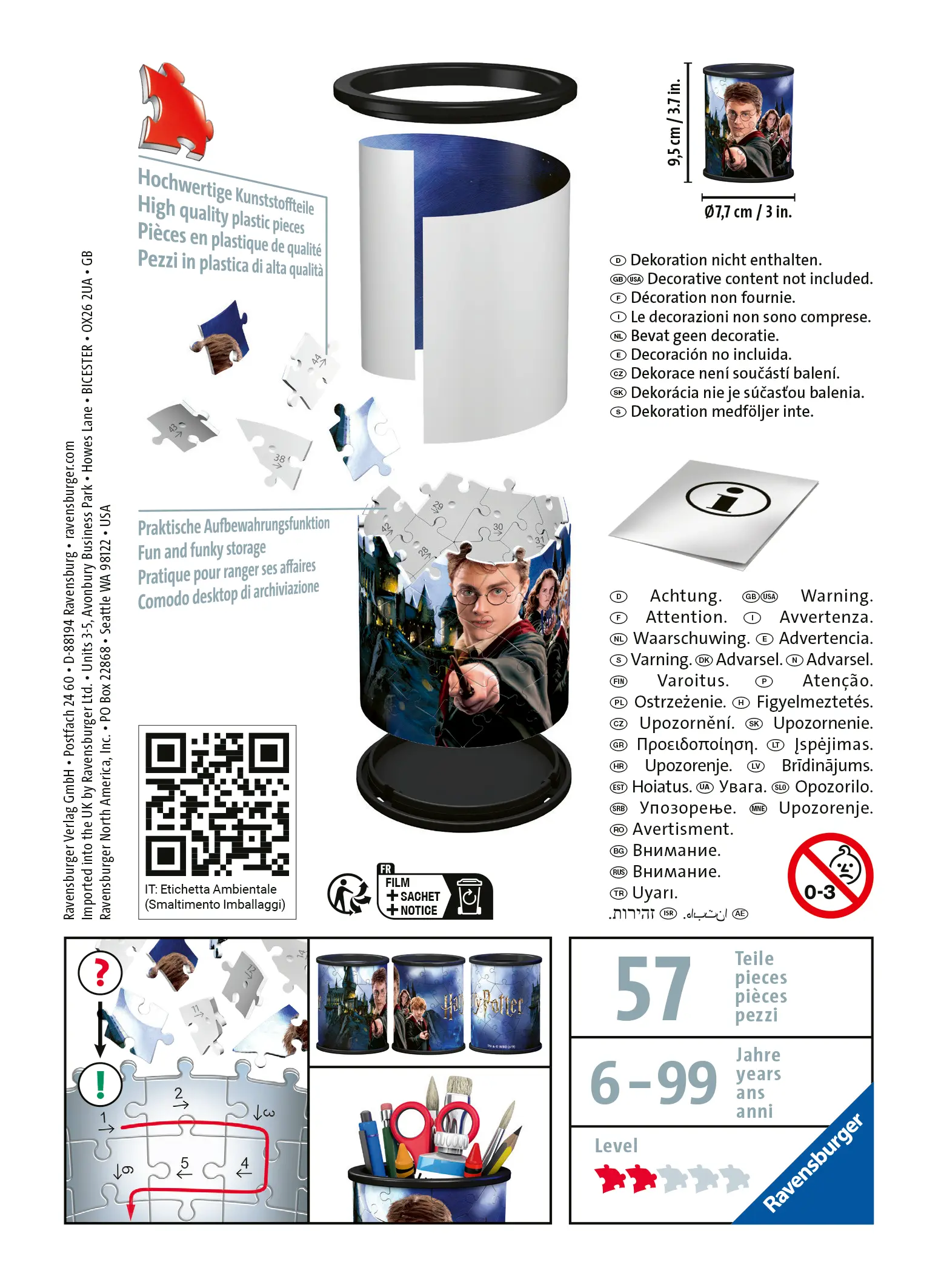 Ravensburger | Harry Potter Utensilo | 3D Puzzle