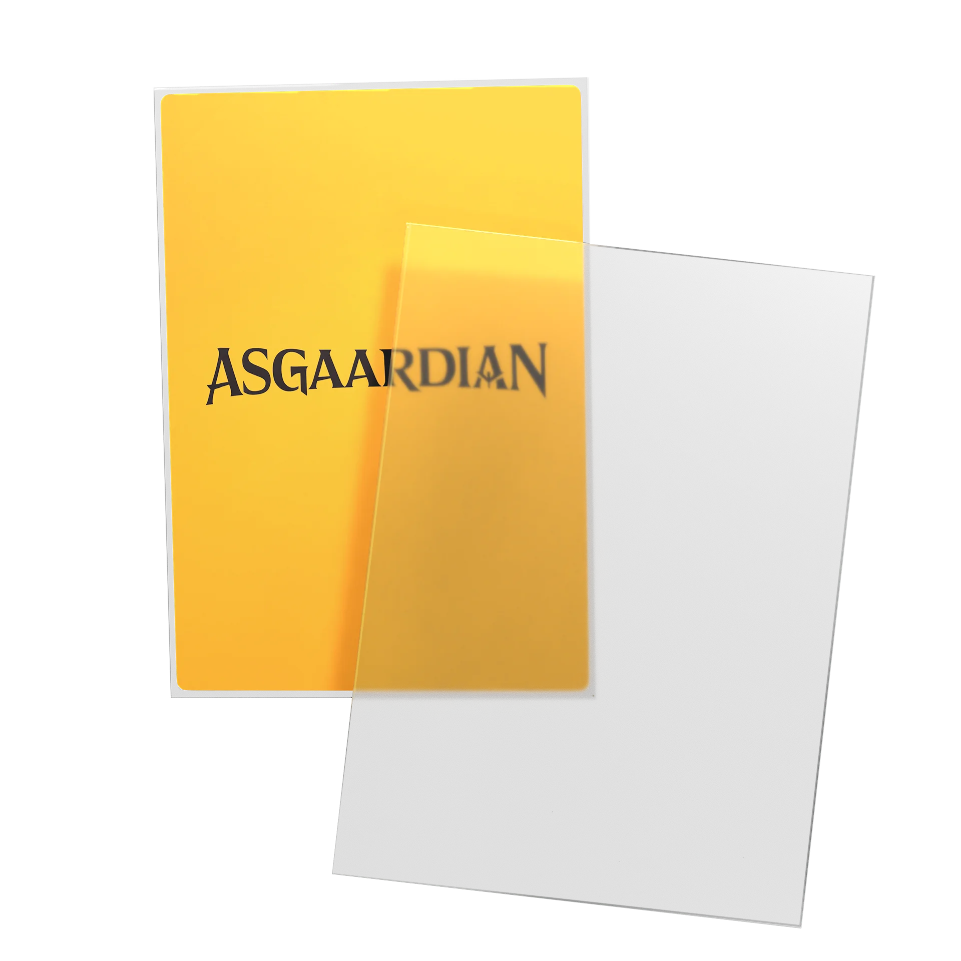 Asgaardian Aps | Frosted Clear | 104 Standard Sleeves