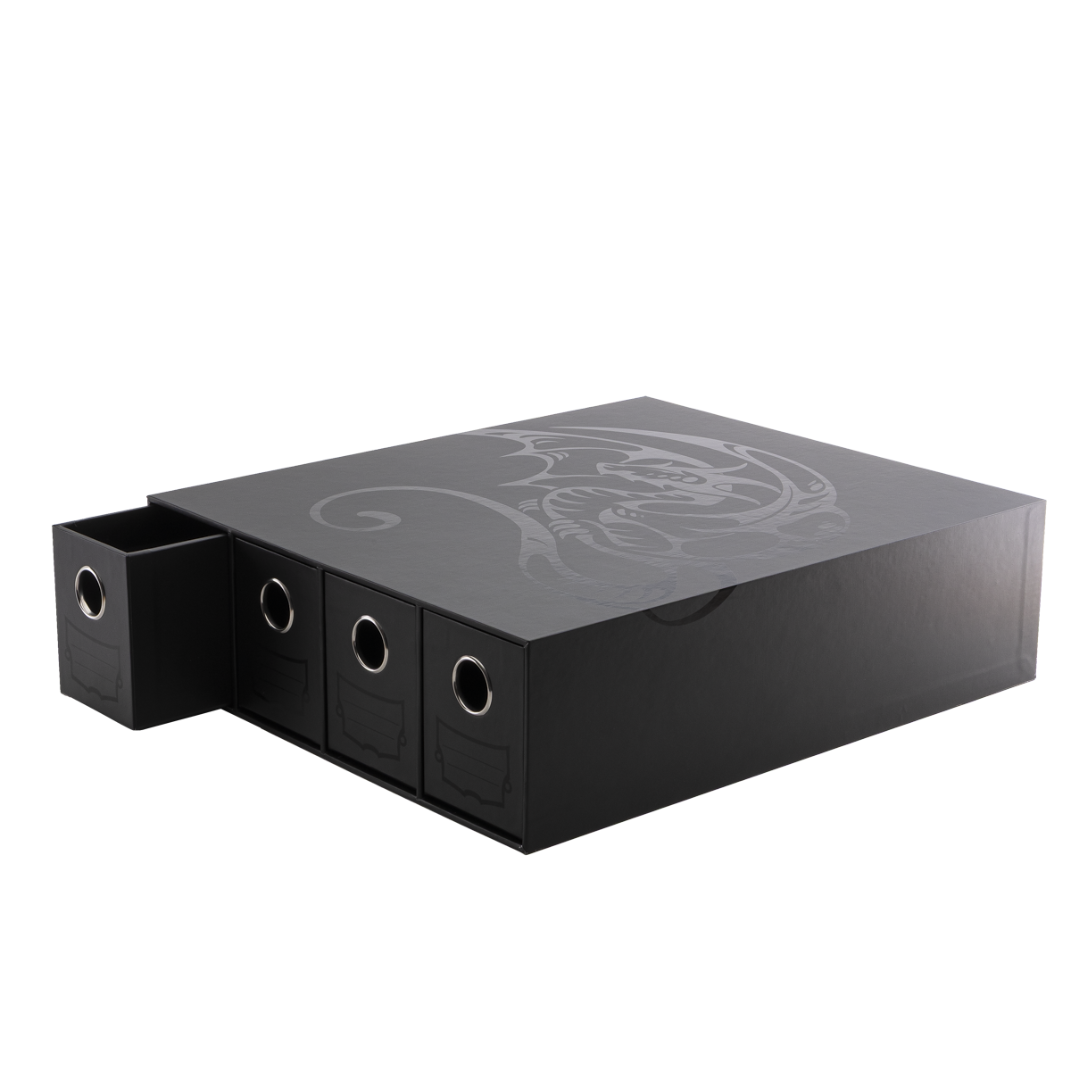 Dragon Shield | Fortress Card Drawer | Horizontal 4 Black