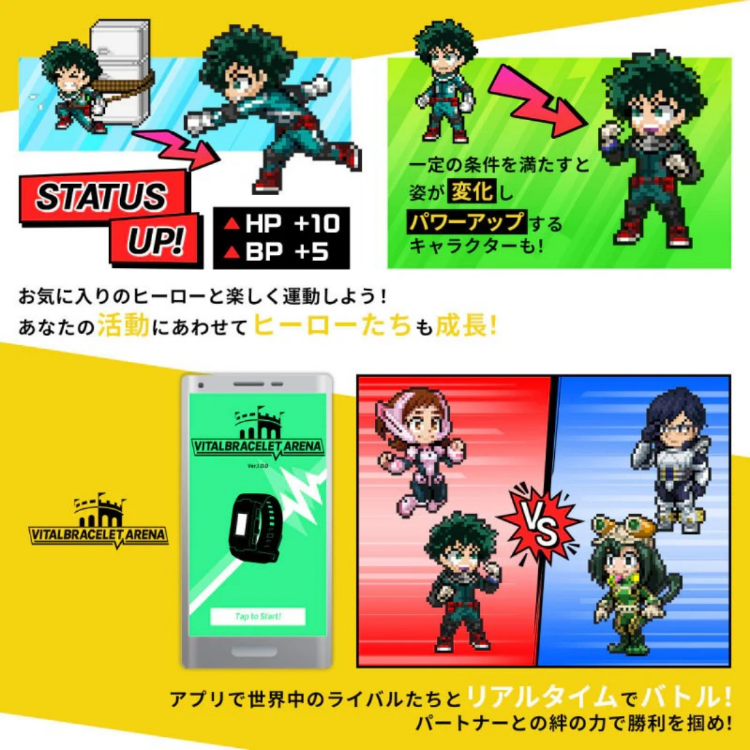 Bandai | Vital Bracelet BE: Set | My Hero Academia