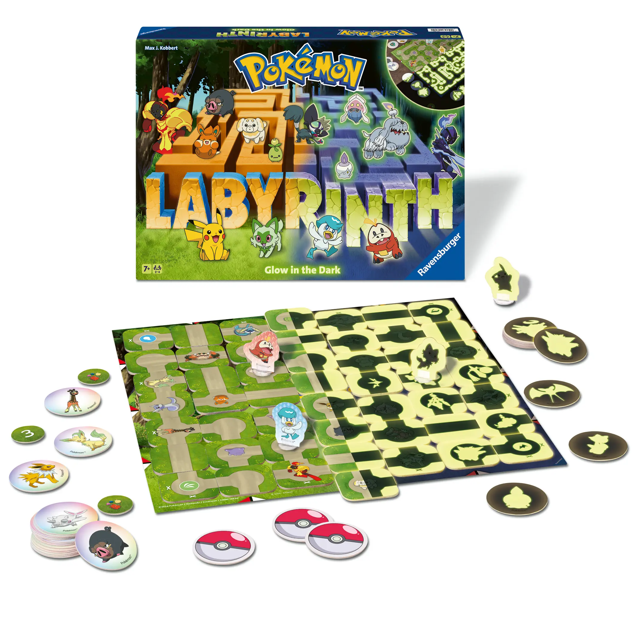Ravensburger | Pokémon Labyrinth Glow in the Dark | Gesellschaftsspiel