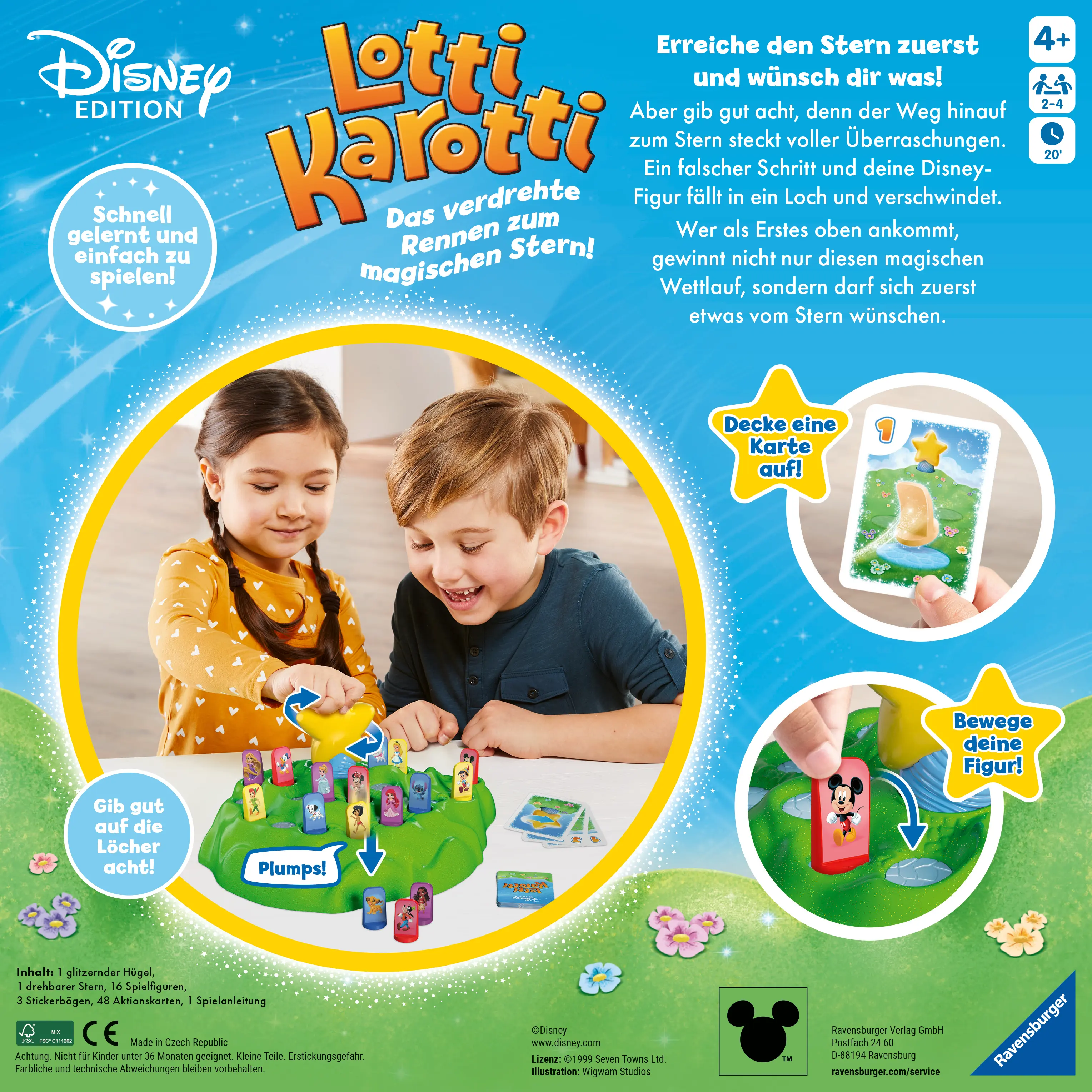 Ravensburger | Lotti Karotti Disney Edition | Familienspiel