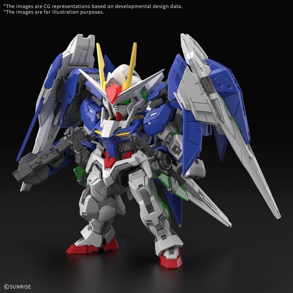 Bandai | MGSD 00 Raiser | Mobile Suit Gundam 00 (12cm)