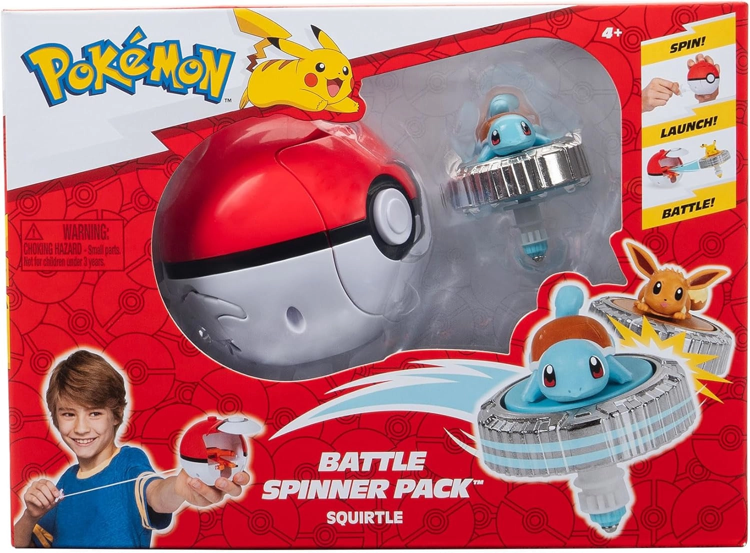 Pokémon | Schiggy & Pokéball | Battle Spinner Arena Pack