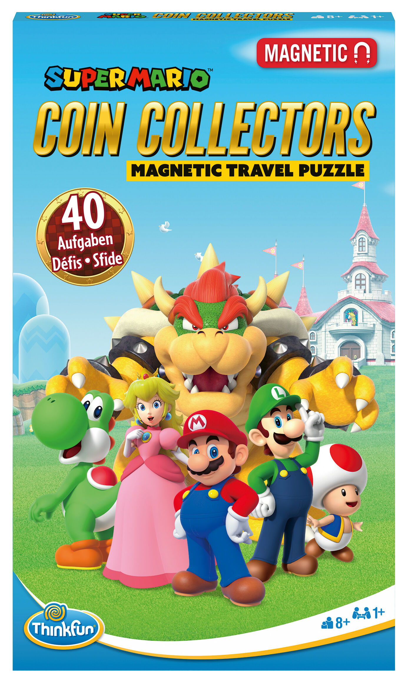 Ravensburger | Super Mario Coin Collectors | Magnetic Travel Puzzle