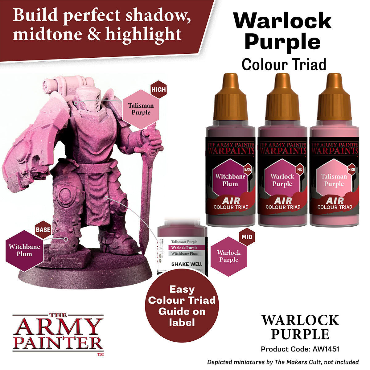 The Army Painter - Warlock Purple - Warpaints Air
