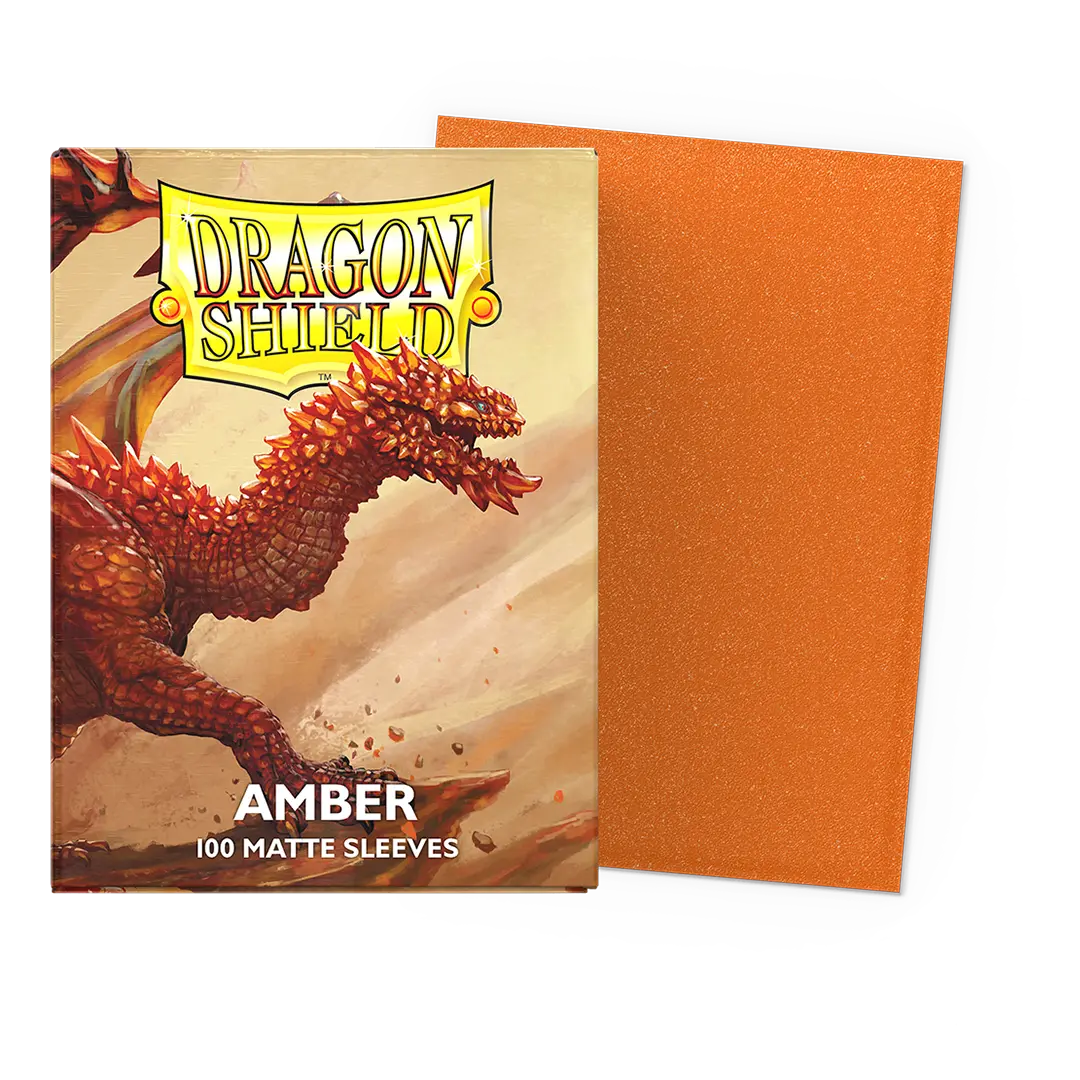 Dragon Shield: Amber - Matte Sleeves - Standard Size