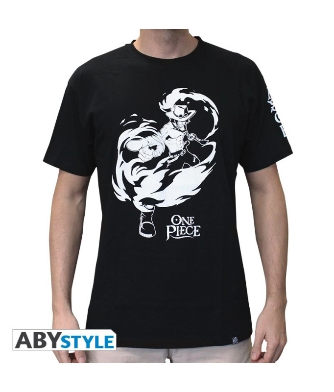 Abysse: One Piece - Unisex T-Shirt (M) - Portgas D. Ace