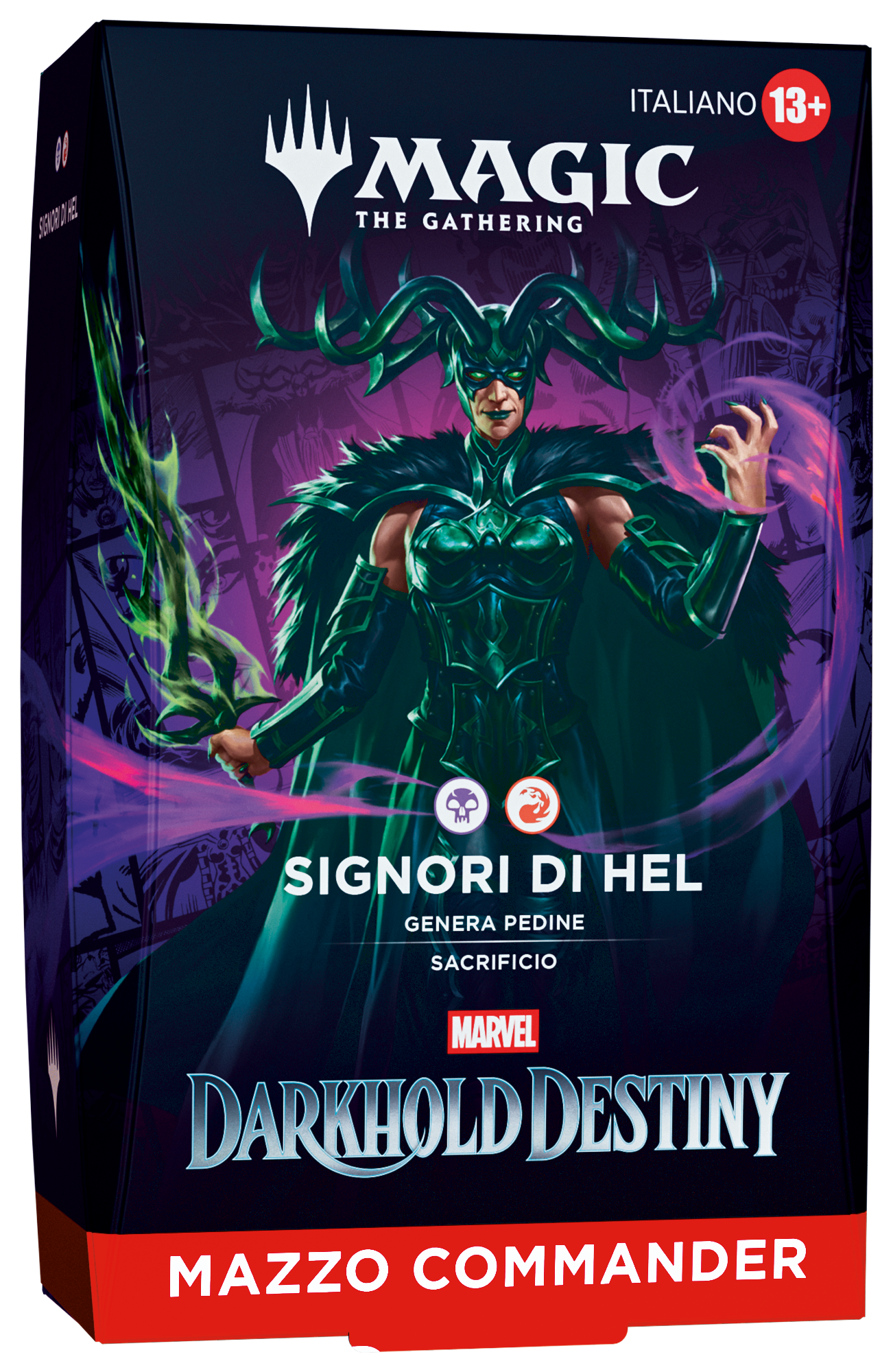 Magic: The Gathering | Marvel Darkhold Destiny | Commander Deck Display (4 Stk.) (IT)