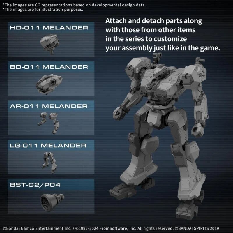 Bandai | 30MM Armored Core VI Fires of Rubicon Balam Industries BD-011 Melander | (1/144)