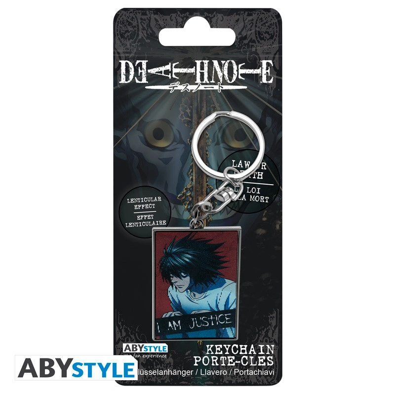 Abysse | Death Note | Justice Keychain Lenticular