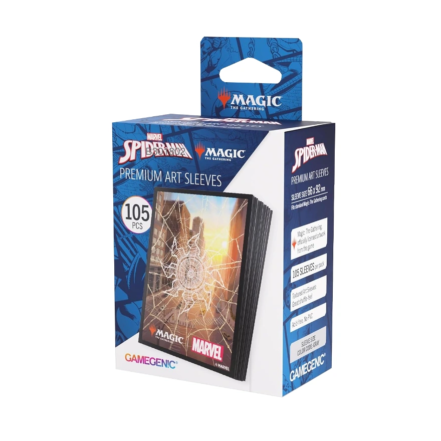 Gamegenic | Magic: The Gathering - Spider-Man / Plains | Premium Art Sleeves (105 Stück)