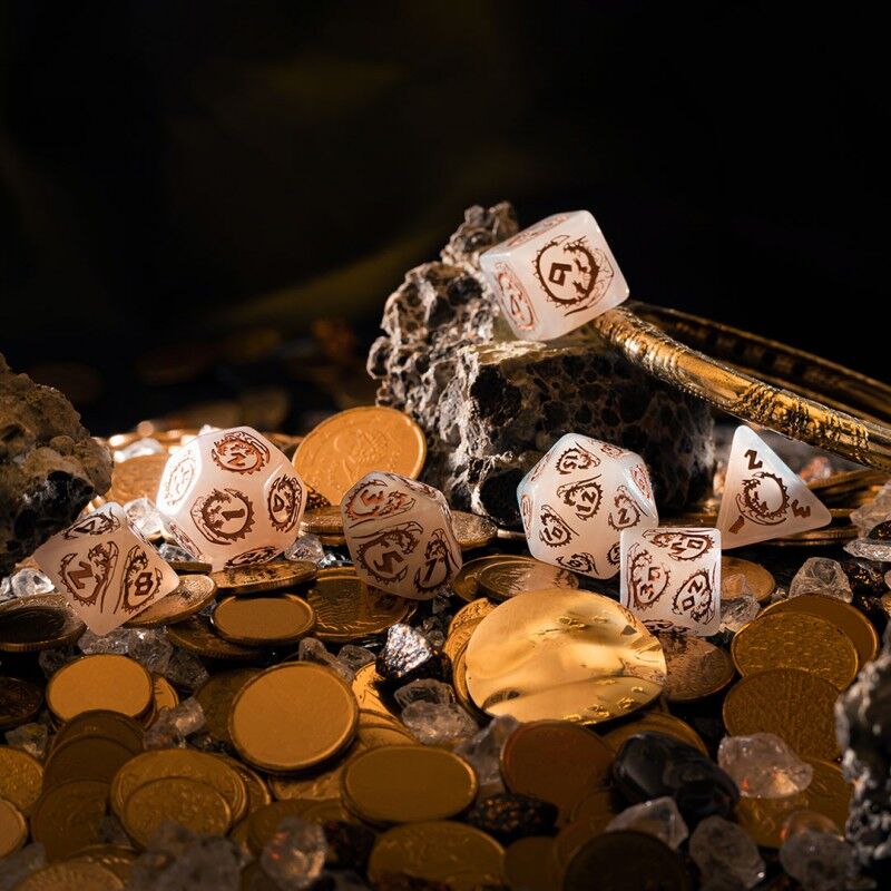 Q Workshop | Quartz | Dragons Dice Set