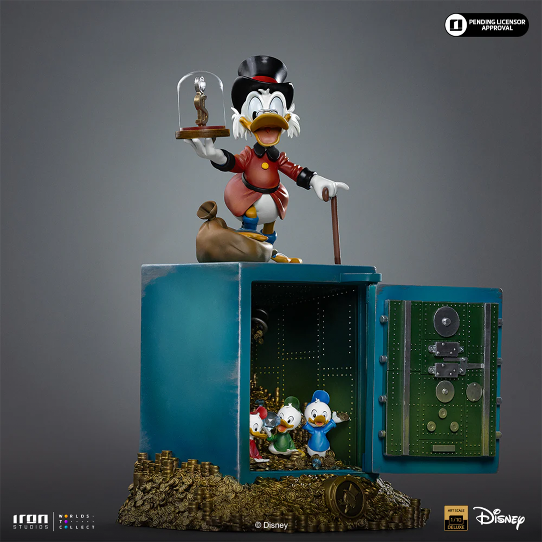 Iron Studios | Uncle Scrooge Mcduck And Nephews - Duck Tales | Art Scale 1/10
